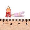 Alloy Enamel Pendants ENAM-A012-13G-4