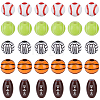 300Pcs 5 Styles Craft Style Acrylic Beads MACR-PA0001-67-7