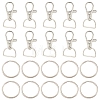 20Pcs Alloy Swivel Clasps FIND-YW0007-78-2
