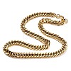 304 Stainless Steel Chain Necklaces NJEW-N0038-04-3