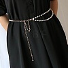 Alloy & Plastic Imitation Pearl Beaded Belly Chains for Women WG270D6-11-1