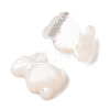 Natural White Shell Carved Cabochons SSHEL-C012-18-2