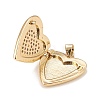 Brass Micro Pave Cubic Zirconia Locket Pendants X-KK-A161-47G-3