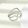 304 Stainless Steel Cuff Open Rings RJEW-P188-02E-P-2