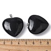 Natural Obsidian Pendants G-A259-02P-07-3