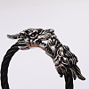 Retro Dragon 304 Stainless Steel Bangles BJEW-F210-22-2