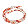 Electroplate Glass Beads Strands EGLA-D030-08E-2