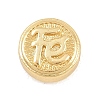 Religion Brass Beads KK-C170-29G-04-1