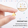 Unicraftale 6Pcs 6 Style 201 Stainless Steel Charms STAS-UN0036-59-2