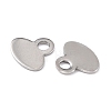 201 Stainless Steel Charms STAS-K217-30-2