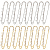 16Pcs 2 Colors Iron Rhinestone Safety Pins FIND-SC0022-85-7