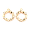 Brass Micro Pave Cubic Zirconia Pendants KK-E090-21G-1