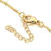 Brass Curb Chain Necklaces NJEW-M220-03A-G-3