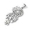 201 Stainless Steel Big Pendants STAS-U003-05P-2