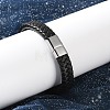 Braided Leather Cord Bracelets BJEW-I200-08-6