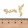 Mother's Day Brass Pendants KK-Z153-12G-3