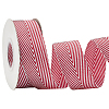 9M Polycotton(Polyester Cotton) Herringbone Ribbon OCOR-WH0093-08A-1