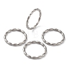 Non-Tarnish 201 Stainless Steel Linking Rings STAS-K259-02P-3