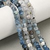 Natural Aquamarine Beads Strands G-B168-B02-4x4mm-1