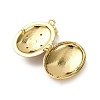 Brass Enamel Locket Pendants X-KK-F912-06G-3