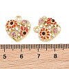 Alloy with Enamel Pendants RB-CBA1FD3-18G-4