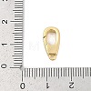 Brass Spring Gate Clasps KK-M311-24G-02-3