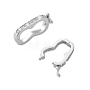 2Pcs 925 Sterling Silver Peanut Twister Clasps FIND-PH0025-42-6