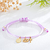 Brass Constellation Cross Charm Bracelets IC8656-6-1
