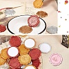 CRASPIRE 100Pcs Adhesive Wax Seal Stickers DIY-CP0010-70E-5