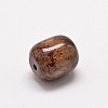 Natural Petrified Wood Beads G-P076-24-16mm-2