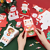 24Pcs 4 Styles Christmas Folding Gift Boxes CON-BC0007-09-3