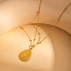 304 Stainless Steel Pendant Necklaces & Stud Earrings FS-WGC8C1B-03-4