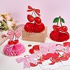 2 Bags 2 Styles Paper Cherry Hanging Banners AJEW-ME0003-93-5