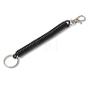 Plastic Spiral Retractable Spring Coil Keychain KEYC-B020-01-2