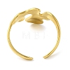 304 Stainless Steel Open Cuff Rings for Women RJEW-Z043-02G-3