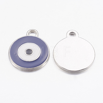 Zinc Alloy Enamel Pendants X-ENAM-S001-3-1