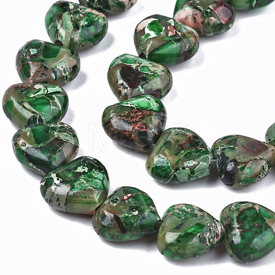 Natural Imperial Jasper Beads Strands G-S366-065C-1
