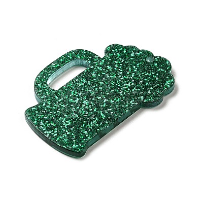 Saint Patrick's Day Theme Acrylic Pendants OACR-G028-01B-1