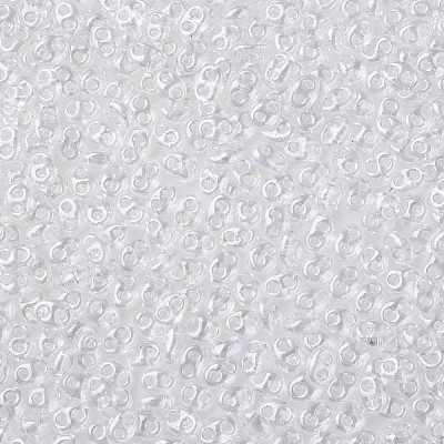 Transparent Czech Glass Seed Beads SEED-N004-005-C01-1
