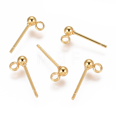 304 Stainless Steel Stud Earring Findings STAS-F227-18D-G02-1