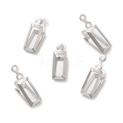 Non-Tarnish 316 Stainless Steel Pendant Cabochon Settings X-STAS-C077-03P-1