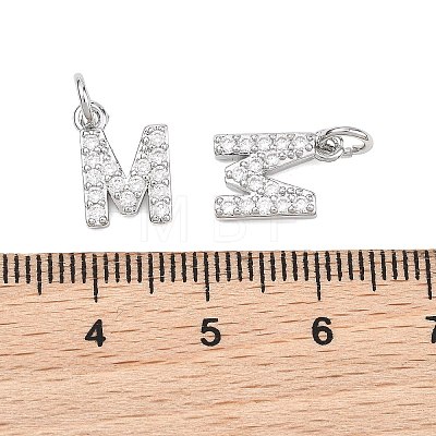 SHEGRACE Brass Micro Pave Clear Cubic Zirconia Pendants XGRQ29805-394P-M-1
