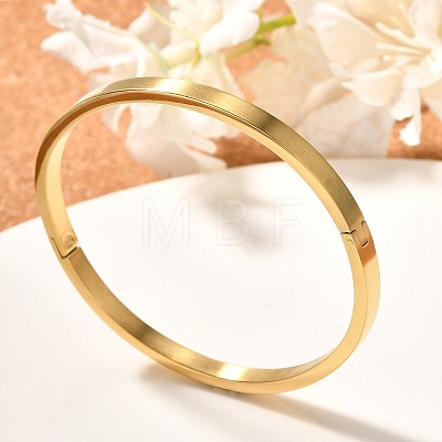 Ion Plating(IP) 304 Stainless Steel Bangles BJEW-E277-42A-G-1