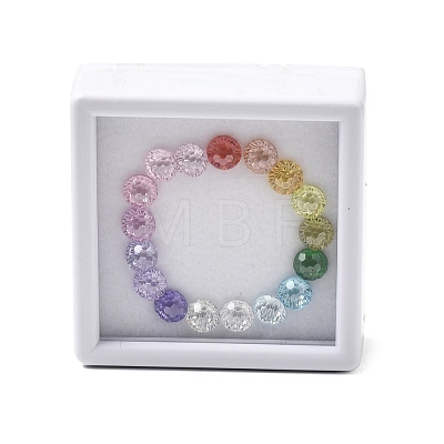 17Pcs Cubic Zirconia Cabochons CU-F002-05A-1