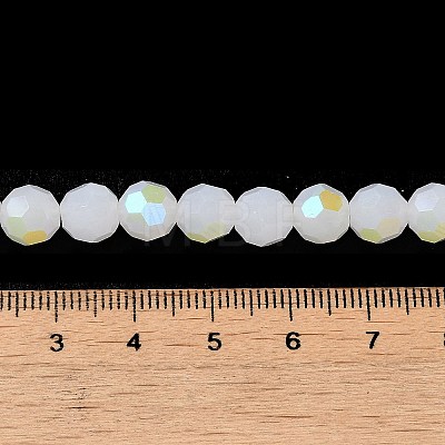 Imitation Jade Glass Beads Strands EGLA-A035-J8mm-L05-1