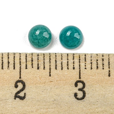 Natural White Jade Dyed Cabochons G-H309-03-25-1