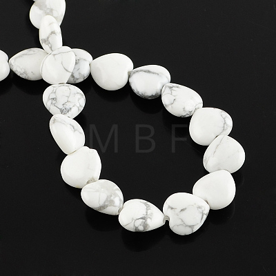 Natural Howlite Bead Strands X-G-R190-21-1