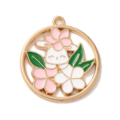 Alloy Enamel Pendants ENAM-147-03A-G-1