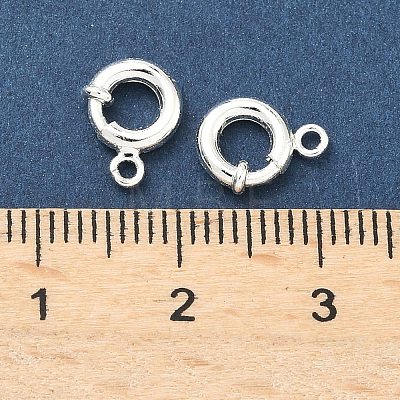 Brass Spring Ring Clasps KK-H532-24A-S-1