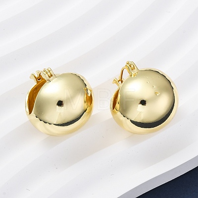 Brass Hoop Earrings X-EJEW-D273-01G-1